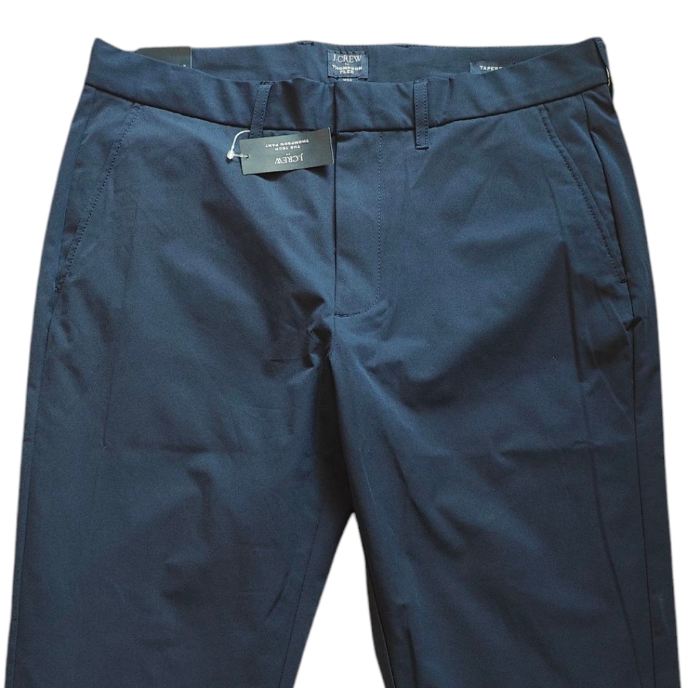 J. Crew Flex Tapered Leg Tech Pants Navy Men's